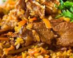 Igazi üzbég marhahús pilaf üstben - lépésről lépésre recept